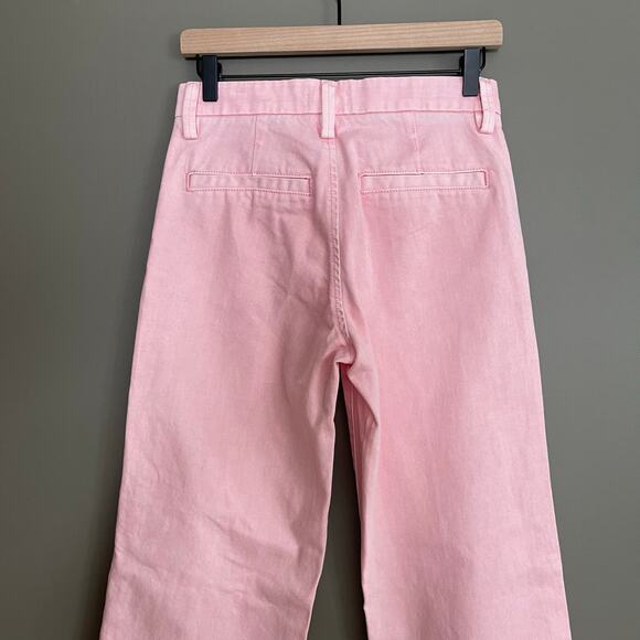 NWOT THE TAYLOR LOW RISE TROUSER Ballet Slipper Pink Size 23 Wide Leg Slouchy - Picture 12 of 16